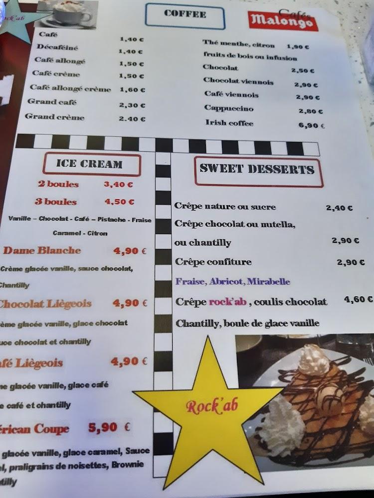 Sas rock'ab - Menu Image 1