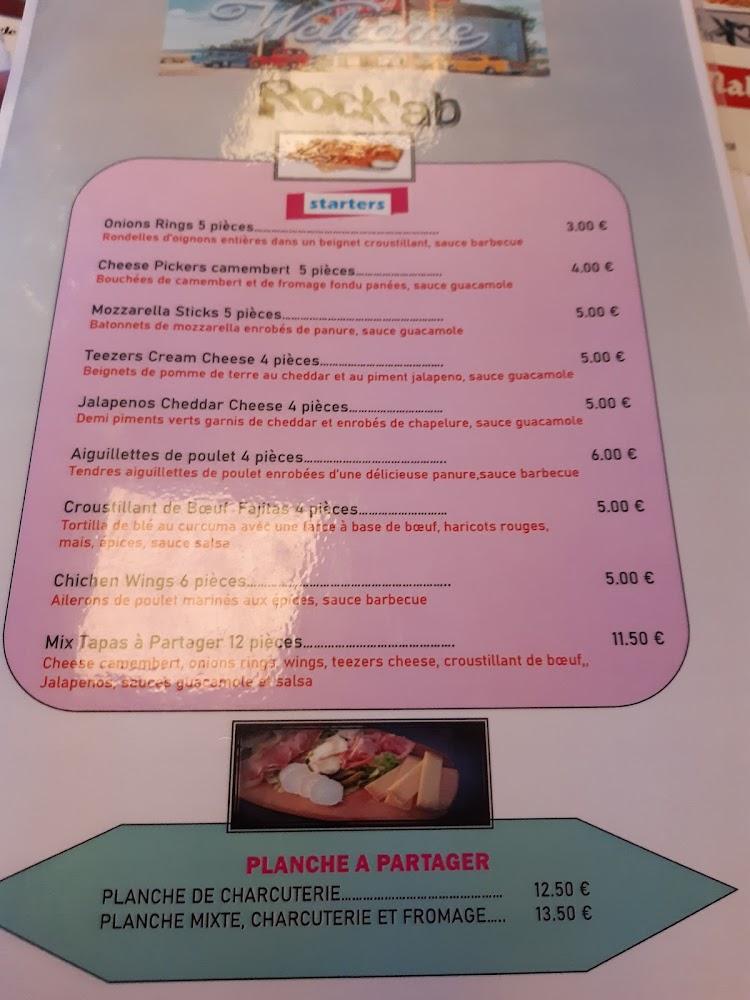 Sas rock'ab - Menu Image 4